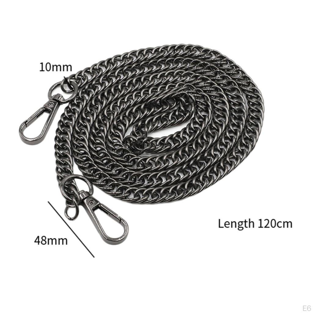 47 Inch Handbag Chain Strap, Bag for Small Crossbody Bag, Clutch, DIY