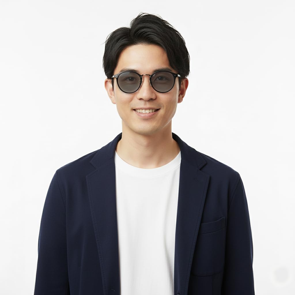 [Eight Tokyo] Polarized Sunglasses, Anti-Fog, Blue Light Cut, Made In Japan, WellingtonBoston Style, Lightweight, Suitable for Driving, Bikers,