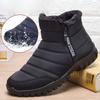 Platform Male Winter Shoes Waterproof Men's Snow Boots Anti Slip Sale High Quality Fur Offer New In Original Deals Thick Plush