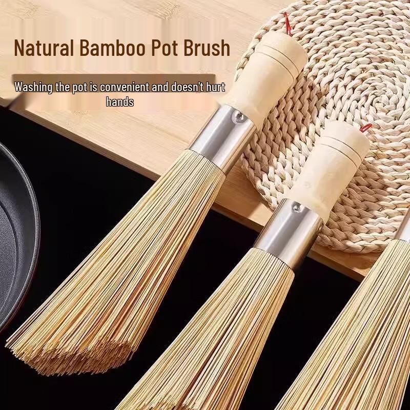 Hakka Style Bamboo Kitchen Pot Brush