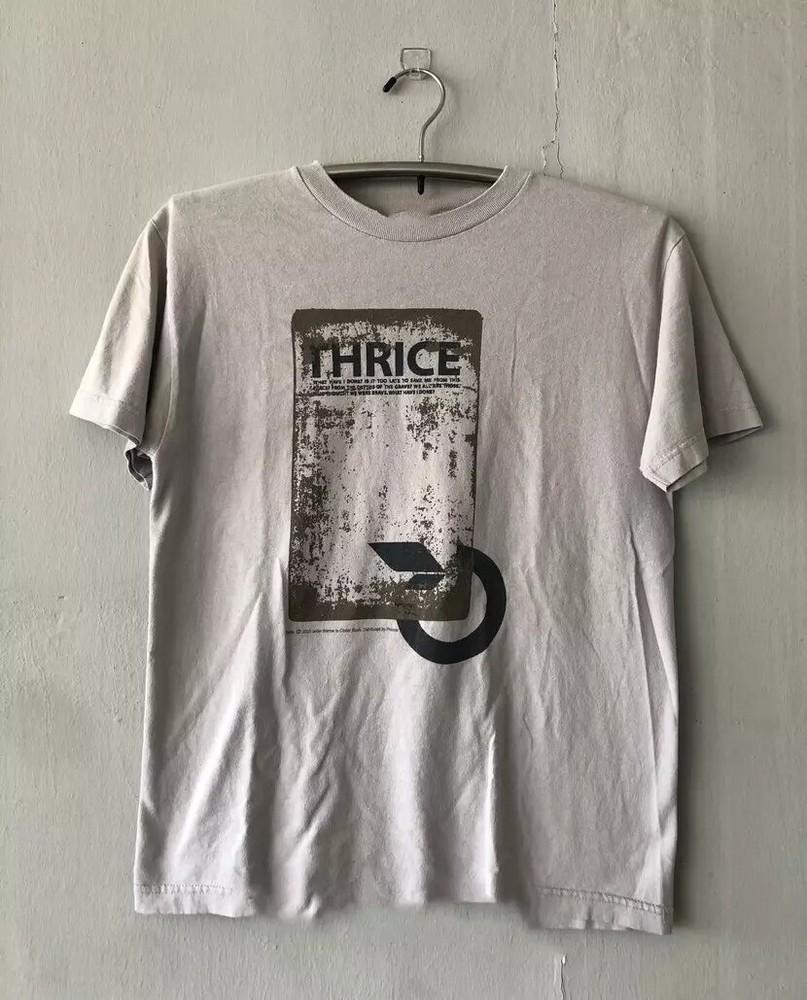 

Collection THRICE 2003 Band Gift For Fan Full Size S-5XL T-shirt Unisex T-Shirt XXXXL