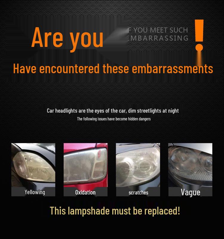 Compatible Transparent Headlight Covers for Tiguan Models 2009-2012