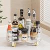 Rotating Kitchen Spice Organizer Tray
