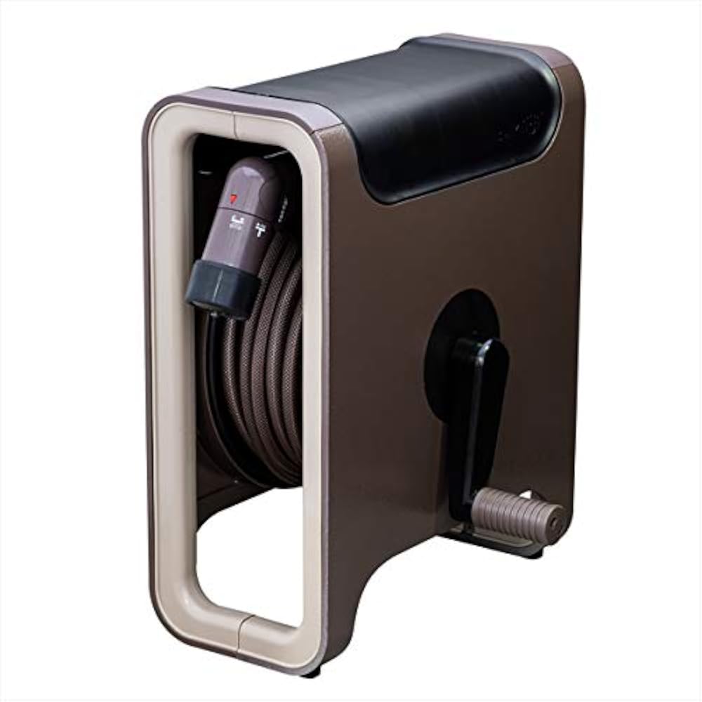Takagi (Takagi) Horse Hose Reel Classic Metal 20m Metal Brown Stylish RF220BR