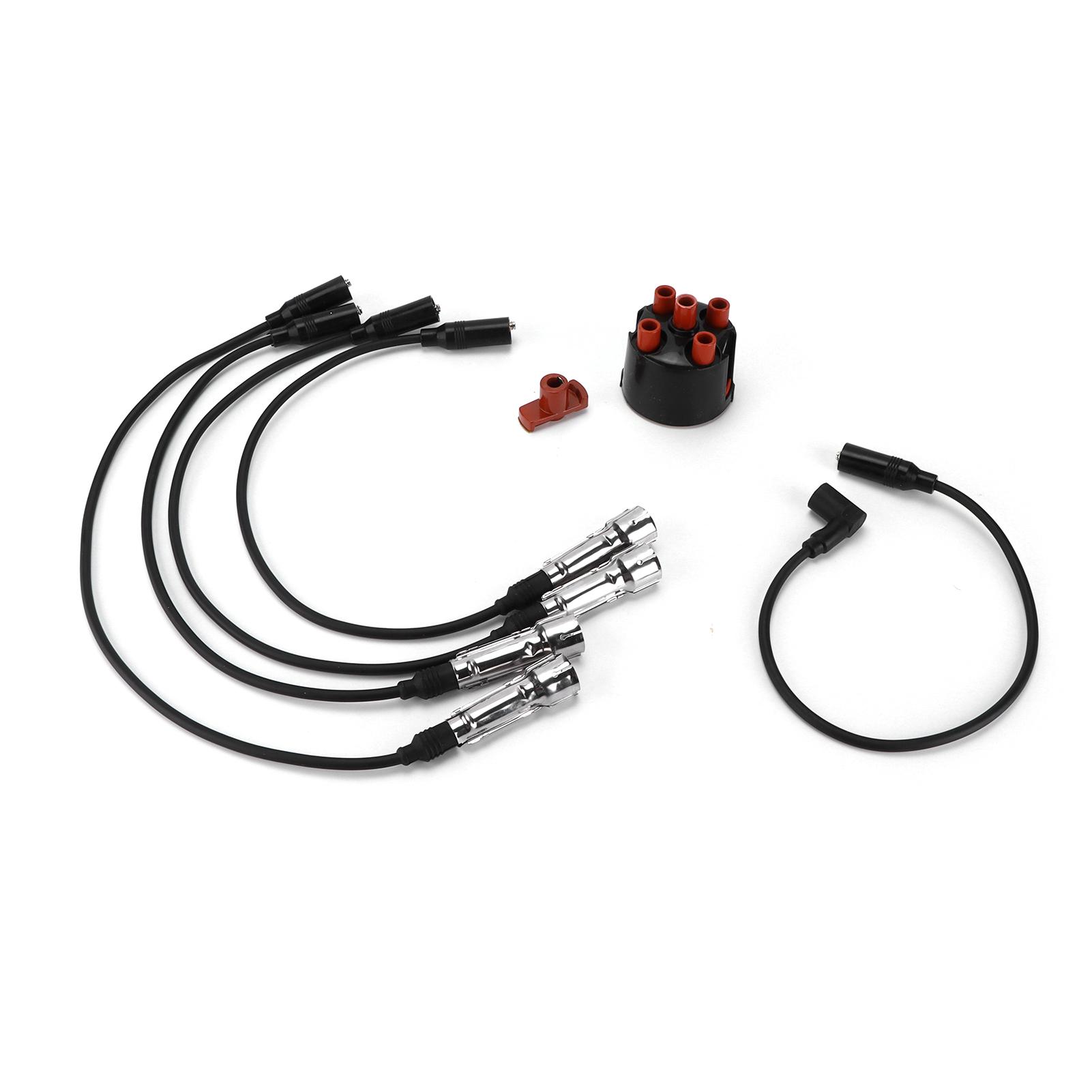 

Ignition Cable Set Distribution Cap Finger 1H0998031 Replacement for Seat Ibiza II 6K1 1993‑2002