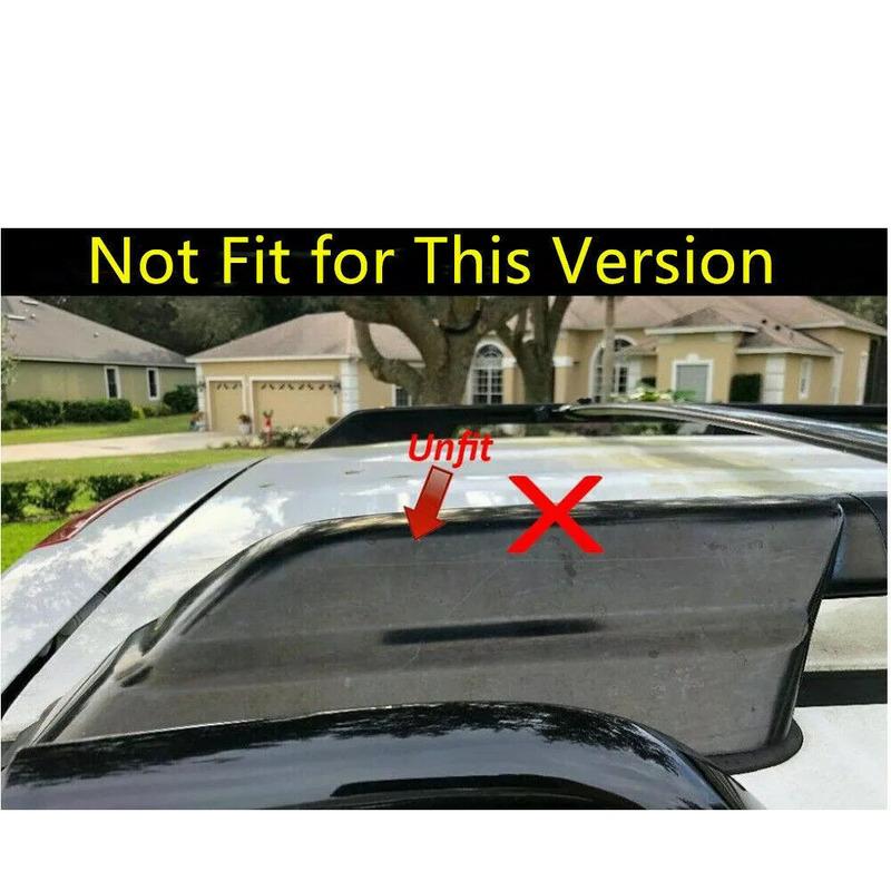 4pcs Car Roof Rack Cover for Toyota Land Cruiser LC100 FJ100 Lexus LX470 1998-2007 Roof Rack Rail End Cover Shell Replacement