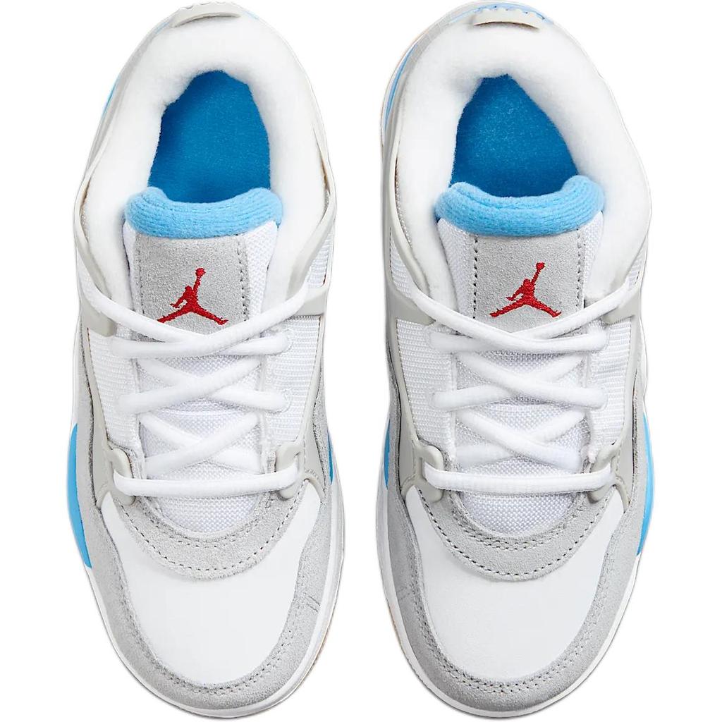 Air Jordan 4 RM PS Blanc/Blanc/Gris Neutre Chaussures de Sport pour Enfants FQ7936-104