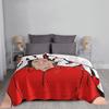 Badabing Blanket For Sofa Bed Travel Pop Popart Badabing Mafia Gangster Soprano