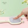 Cute cartoon airbag comb special air cushion comb household smooth hair scalp massage comb with cleaning brush