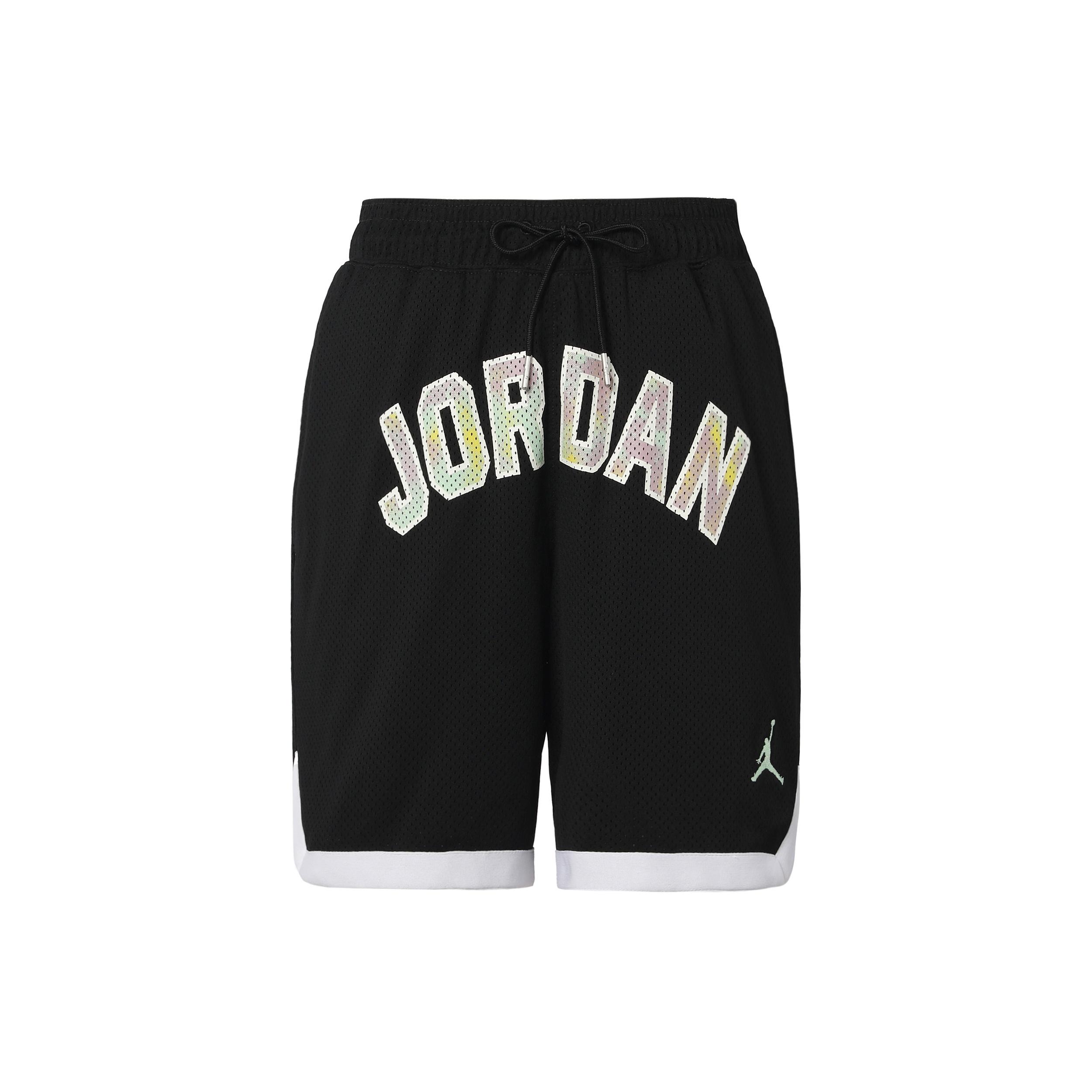 Air Jordan Alphabet Logo Breathable Sports Shorts Black Men s DM1415-010 XS
