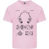 Headphones Patent Blueprint Dance Music DJ Unisexs Light Cotton TShirt