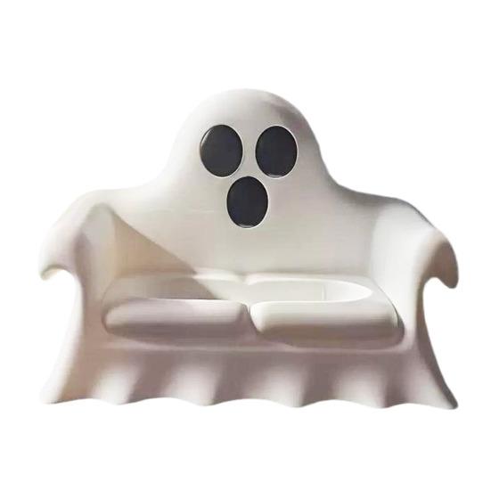 Decorative Holiday Display Tray Halloween Jewelry Tray, 3D Printed Ghost Pumpkin Couch Shaped Trinket Dish, Party Table Centerpiece Gothic Small Dish