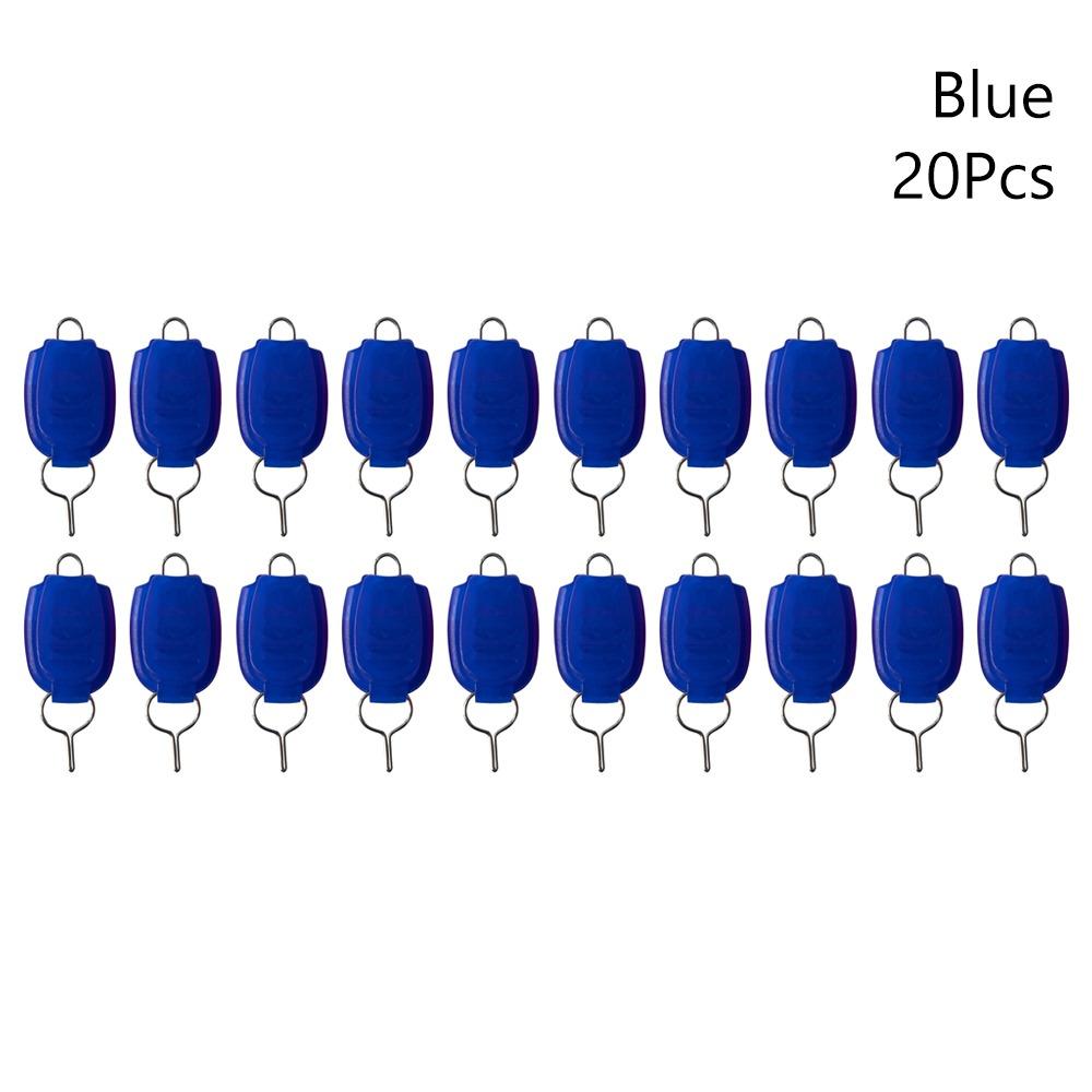 20 ks Barevný držák na rybářský vlasec Plastový naviják Zarážka Nový klip Keepeer Pro baitcastingový naviják