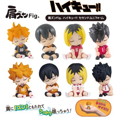 4ks/1Sada Haikyuu Figurka Shoyo Hinata Tobio Kageyama Spící Pozice Kozume Kenma Tetsurou kuroo Gashapon Sada Model Hračka Panenka