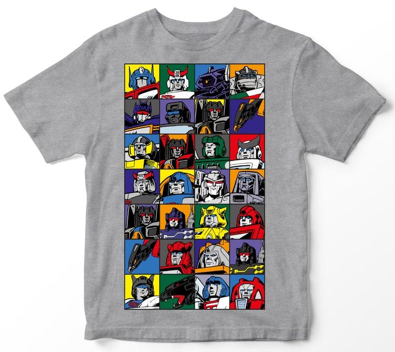 202526 Summer Tshirt Vintage Style Transformers100 Cotton Printed Tshirt for Men Robot Vintage Cotton Quick Dry Round Collar
