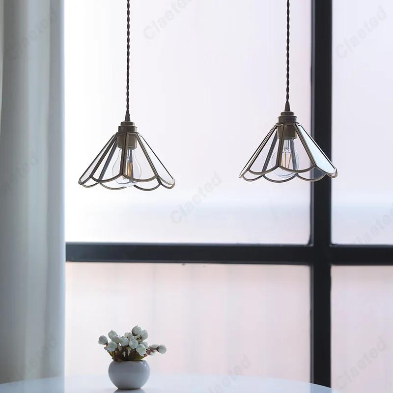 Vintage LED Pendant Light E27 Hallway Living Room Bar Counter Dining Room Minimalist Lighting Atmosphere Bedroom Bedside Lamp