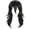 Anime My Boku no Hero Academia Shouta Aizawa Lange gewellte schwarze hitzebeständige Cosplay-Perücke