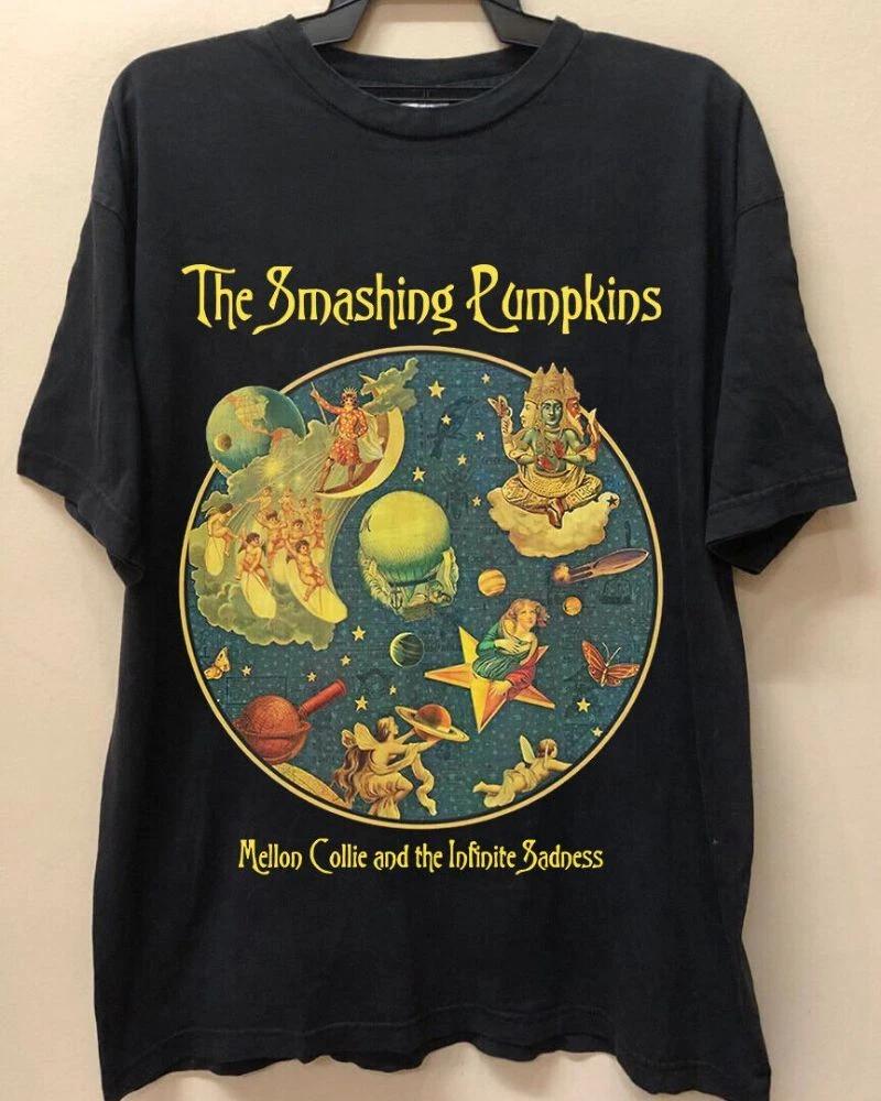 Vintage 1996 The Smashing Pumpkins Band Tour T-Shirt, Short Sleeve Tee, Fan Gift S