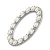 RGB LED Ring Board 16 Bit SK6812 32 Colors and Fluorescent White Ring Lamp Wall Clock Light Driver