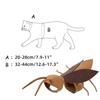 Halloween Pet Costume, Cockroach Cosplay Outfit for Dogs & Cats,  Novelty Pet Accessory for Holiday Party