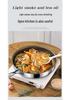 Non-Stick Stainless Steel Flat-Bottomed Titanium Frying Pan for Steak and Eggs, Induction Cooktop Compatible