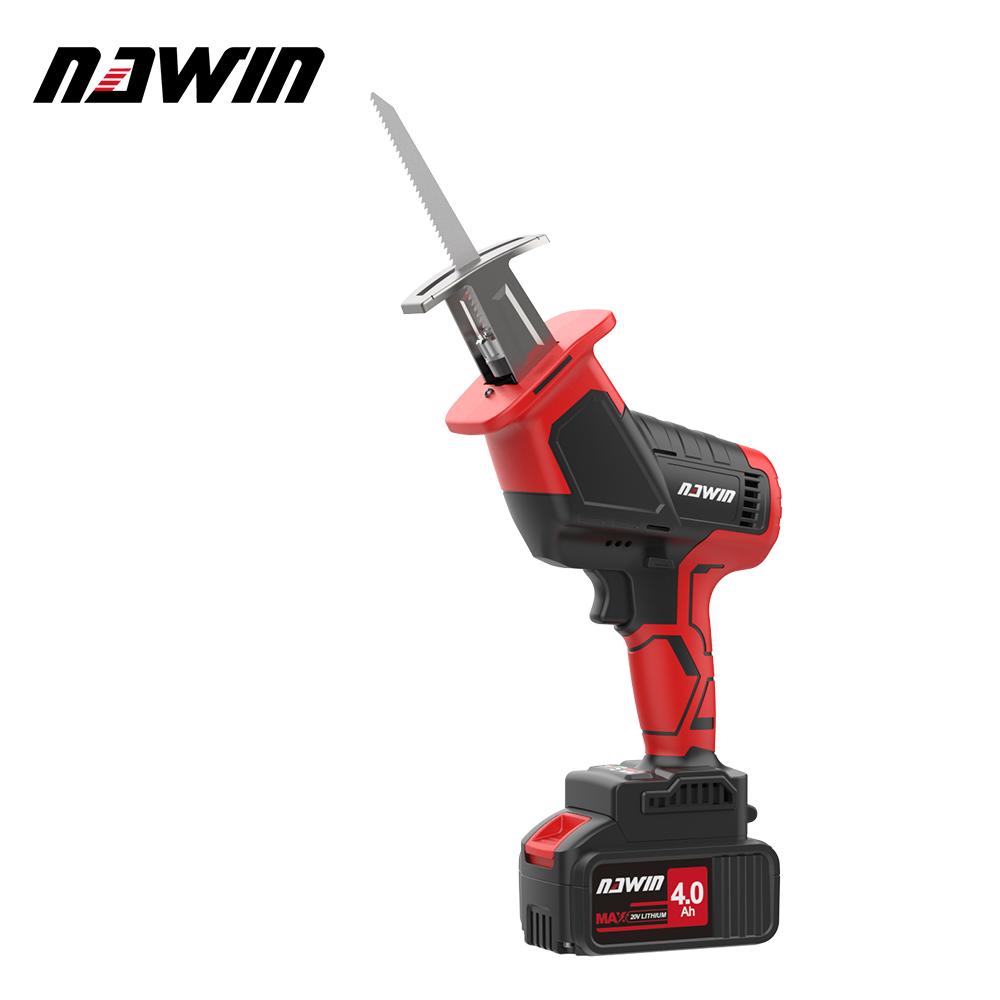 NAWIN 20V Reciprocating Saw Brushless Cordless Portable Metal Wood Cutting