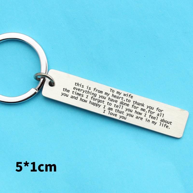 

Stainless Steel Keychain Couple Gift i May Not Be Your First Date.. StyleD