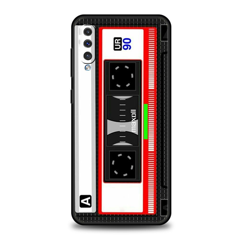 Vintage Cassette Tape Phone Case For Samsung Galaxy A56 A36 A26 A34 A17 A16 A06 A14 A12 A54 A72 A24 A22 5G A52 A50 A40 A32 Cover