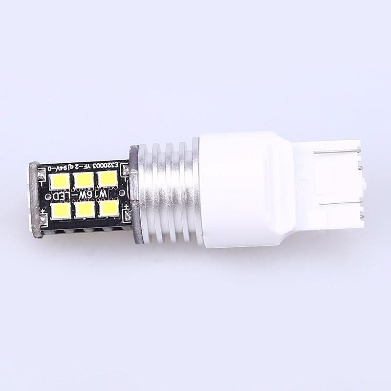 White T20 7443 15 SMD LED Car Turn Signal Reverse Bulb Tail Lamp Canbus Error Free 12V Car Styling External Lights
