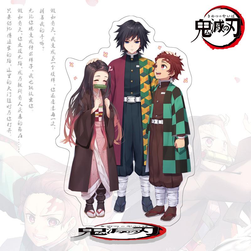 High Quality Anime Demon Slayer Kimetsu no Yaiba 1 40 Large Acrylic Stand Figure Display Statue Kamado Tanjiro Nezuko Merchandise