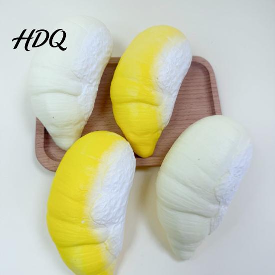 Kids Stress Toy Soft Realistic Durian Squeeze Slow-Rising PU Fidget for Relief Cute Fruit-Shaped Decompression Gadget Adults Anti-stress