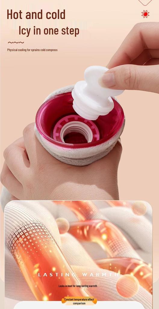 Zhuo Chen U-shaped Shoulder & Neck Hot Water Bag - Thickened, Explosion-proof, Warm Compress for Cervical Physiotherapy