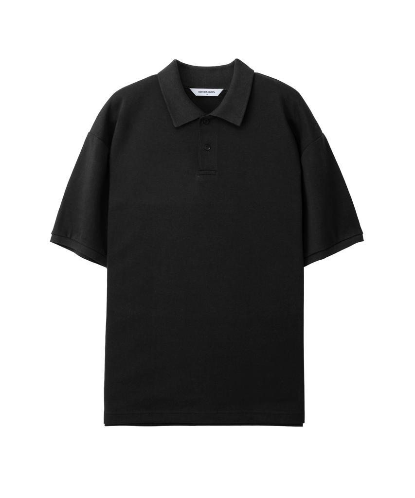 BRENSON Relaxed Double Cotton Collared Short Sleeve Tee ( 7 Colors )