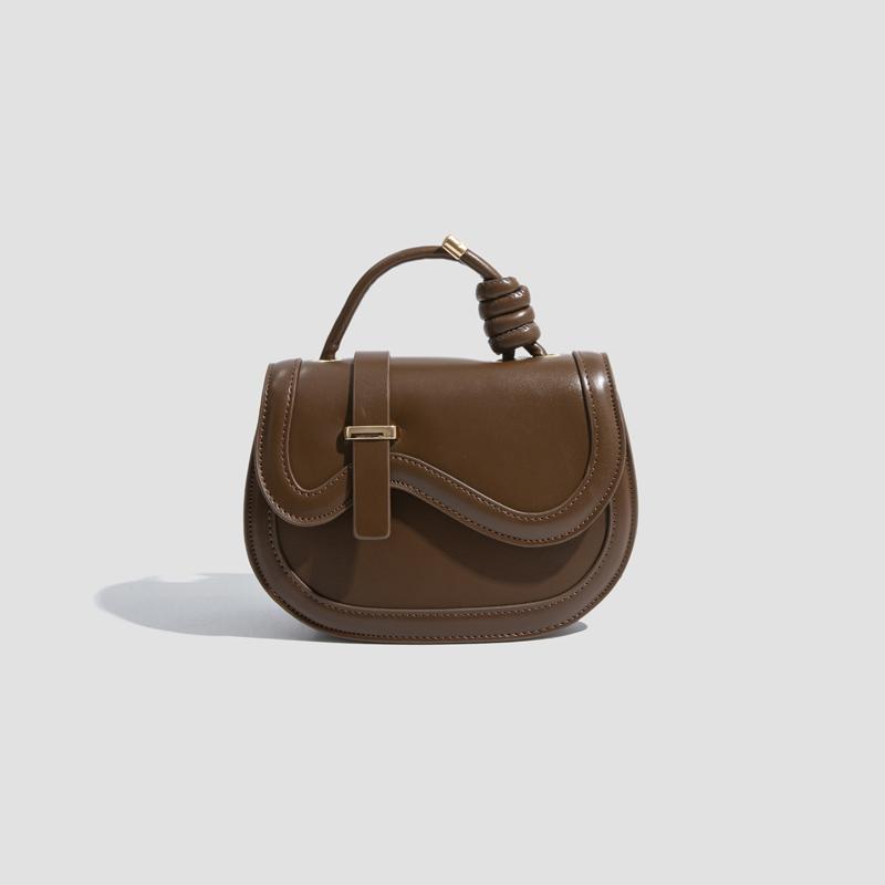 

Винтажная однотонная женская сумка через плечо, текстурированная ПУ кожа, классическая текстурированная ПУ сумка, осенне-зимняя простая универсальная женская сумочка Mini(Max Length<20cm)