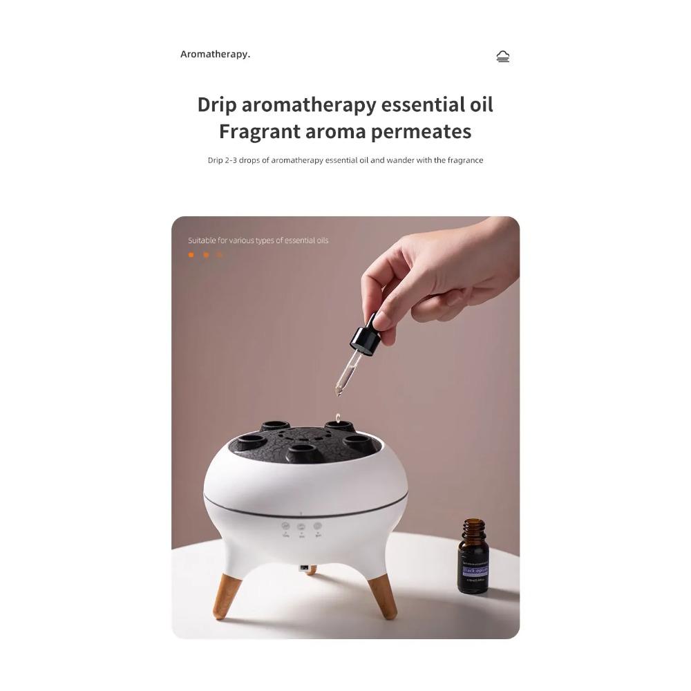 Dynamic Jellyfish Air Humidifier 250ml Essential Oil Diffuser Remote Control Bedroom Humidifier With 7 Colorful Night Lights
