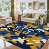 Everton Football Design Crystal Velvet Rug Soft Decorative Mat for Bedroom Entrance