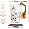 Maustic Guitar Mug, Music Gifts for Men, Guitar Gifts for Guitar Players, Christmas Birthday Gifts for Music Lovers, Music Teacher Gifts, Ceramic Mug