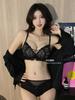 Underwear women's small breasts gather and adjust type, secondary breasts are supported without steel rings, sexy lace, thickened bra set
