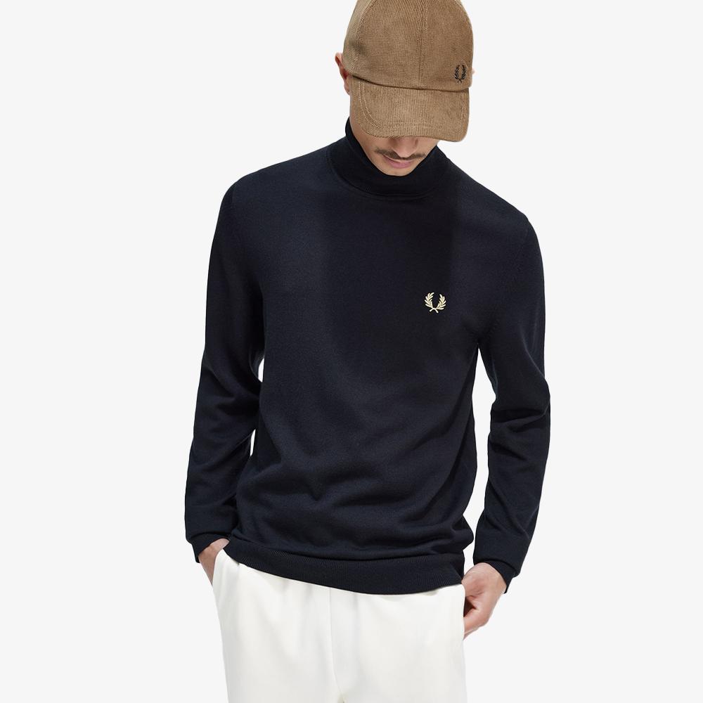 FRED PERRY [Sharp] Roll Neck Knit (198) Afpm2339552-198