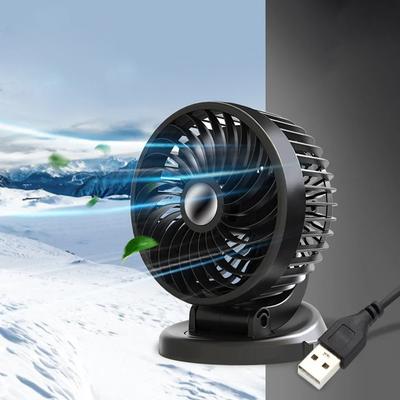 Car Interior Use 360 Adjustable Fan Compact Car Cooling 180 Up And Down Adjustment Easy Installation For 12V Vehicles
