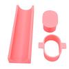 Cakesicle Mold Set Reusable Easy Demolding Cake Pop Mold Kit for Home Baking Birthday Parties Pink