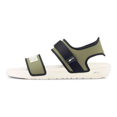 Sandalias Softride Blanco Verde Oscuro Musgo Unisex Zapatillas Blanco Susurrante Negro 375104-09