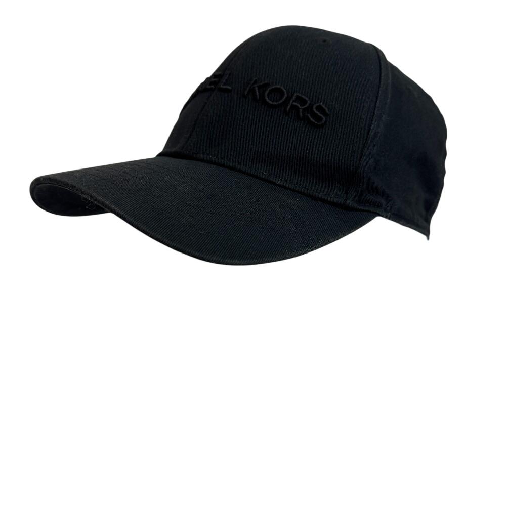 Michael Kors Logo Baseball Cap Cotton Cap Black Cotton Used