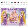 16. Tangled Rapunzel Personalised Custom Banner Backdrop Vinyl Party Supplies