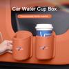 Car Water Cup Stand Rear Seat Drink Rack Leather Water Cup Box For Performance E46 E39 E60 F10 F20 F30 F15 F16 Accessories