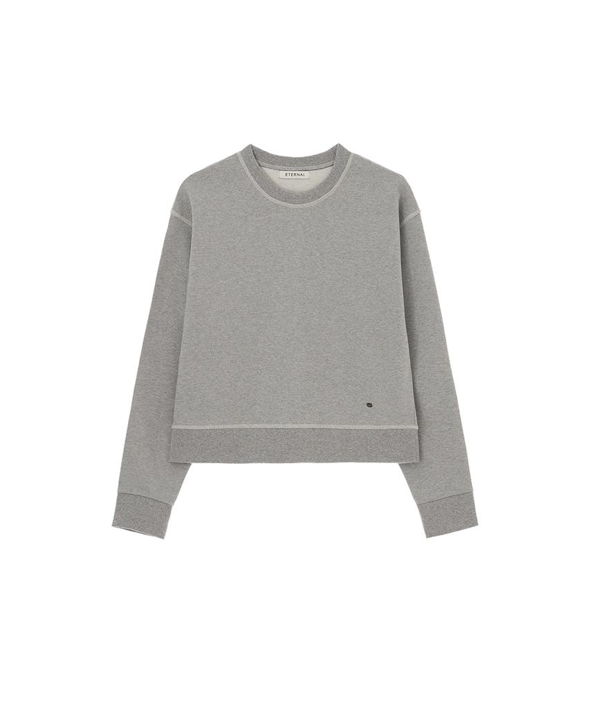 Iteoneolmomeonteu Outstitch Point Sweatshirt - Gray