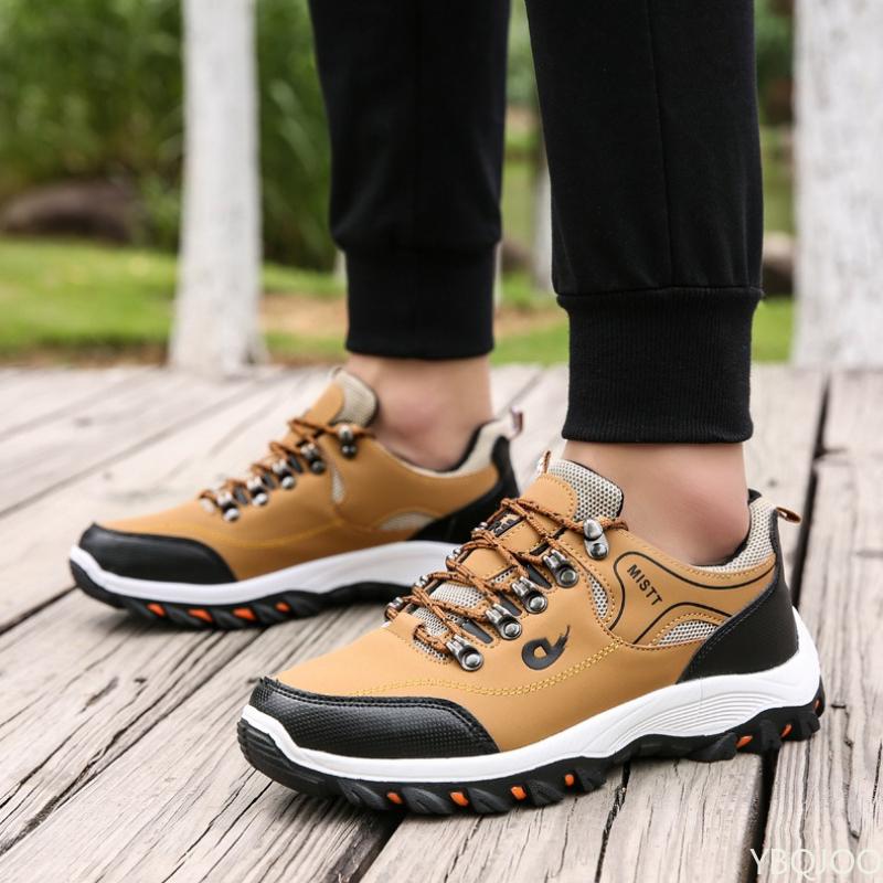 

Spring and Autumn Large Outdoor Mountaineering Shoes for Men s Travel, Outdoor Exploration, Camping, Hiking, Anti Slip Shoes 40
