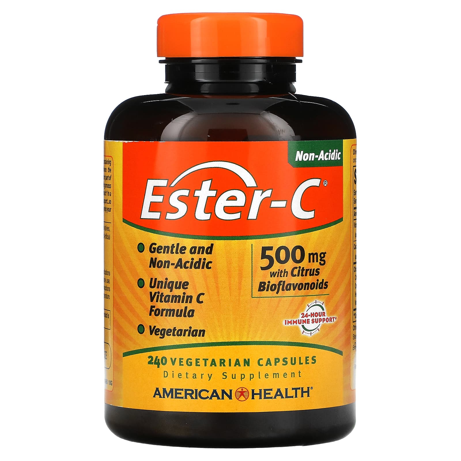 

American Health, Ester-C with Citrus Bioflavonoids, 500 mg, 240 Vegetarian Capsules