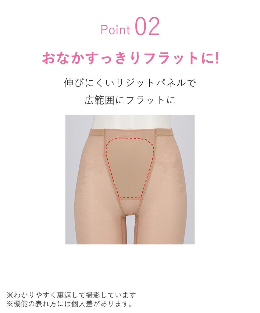 Wacoal Girdle silhouette that makes you look 5 years Flattens your tummy and slims your Can be worn long GRC423 Sizes BL 64 and [Slimming younger]