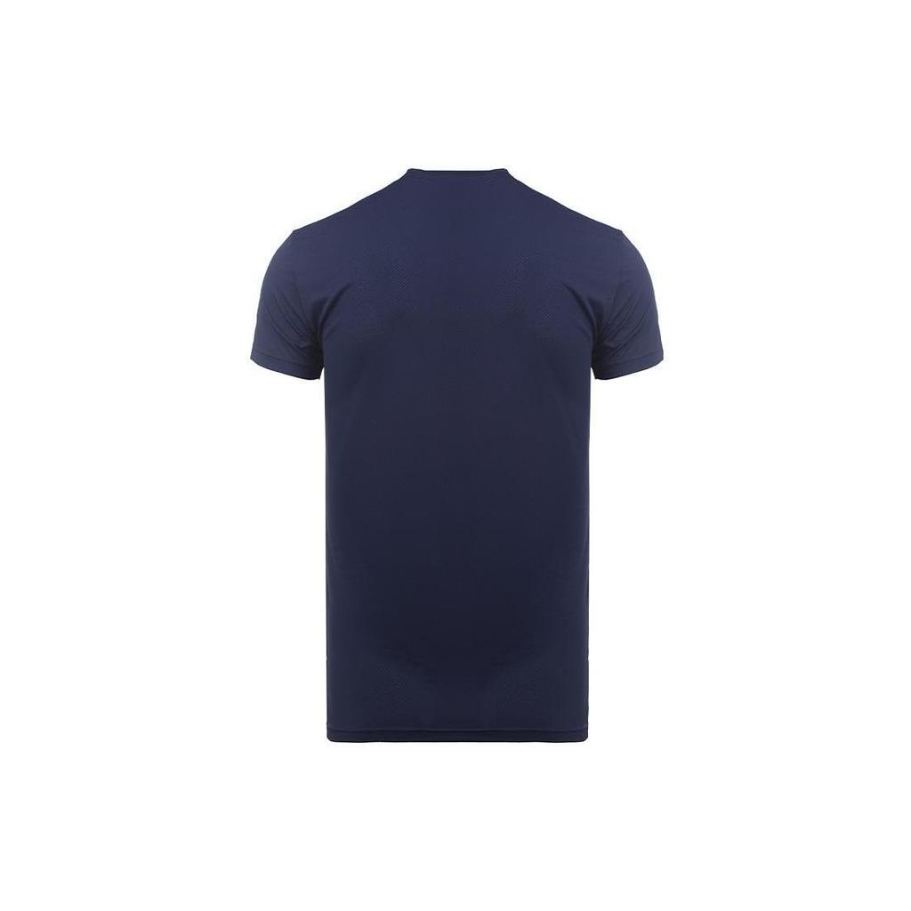 Emporio Armani T-Shirts Men's Dark Blue Crew Neck Moderate Straight Fit 111035-2R537-90535